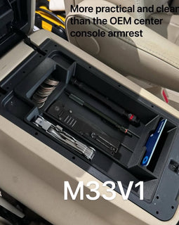 M33V1 LC100/LX470 Armrest Storage Organizer