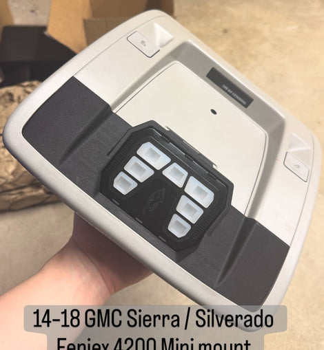 GMC Sierra & Silverado（2014–2018）Overhead Mount for Feniex 4200 MINI
